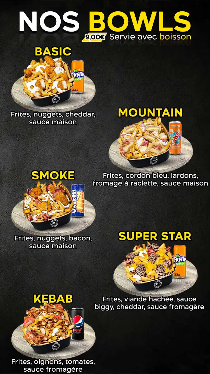 Menu Bowls Tourcoing